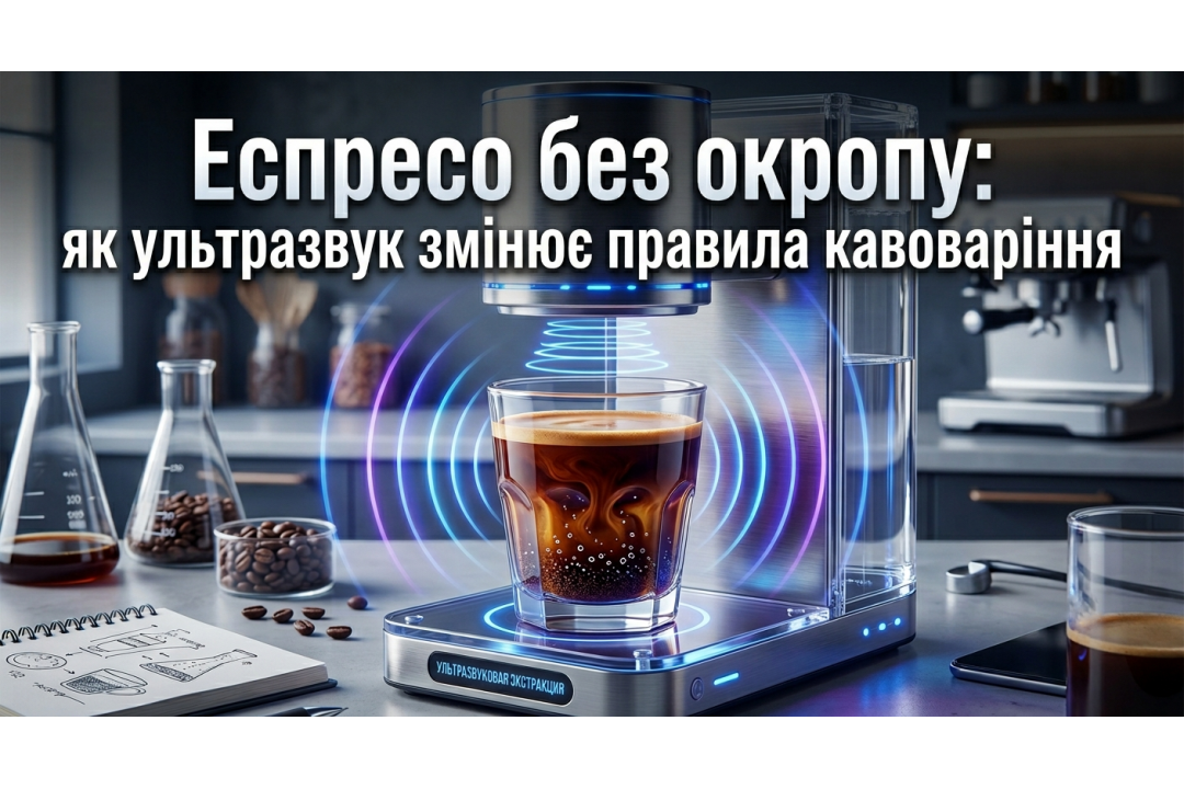 Эспрессо без кипятка: как ультразвук меняет правила кофеварения