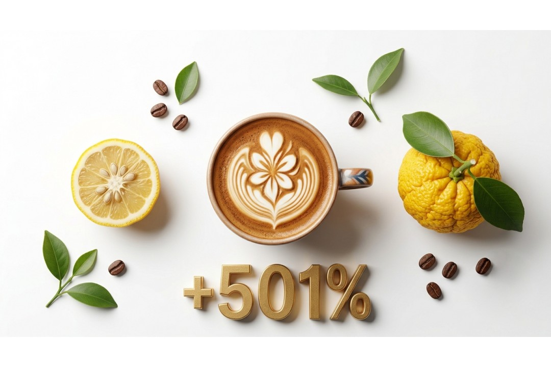 Юзу-кофе: мировой тренд +501%, и как попробовать его в Украине без самого юзу